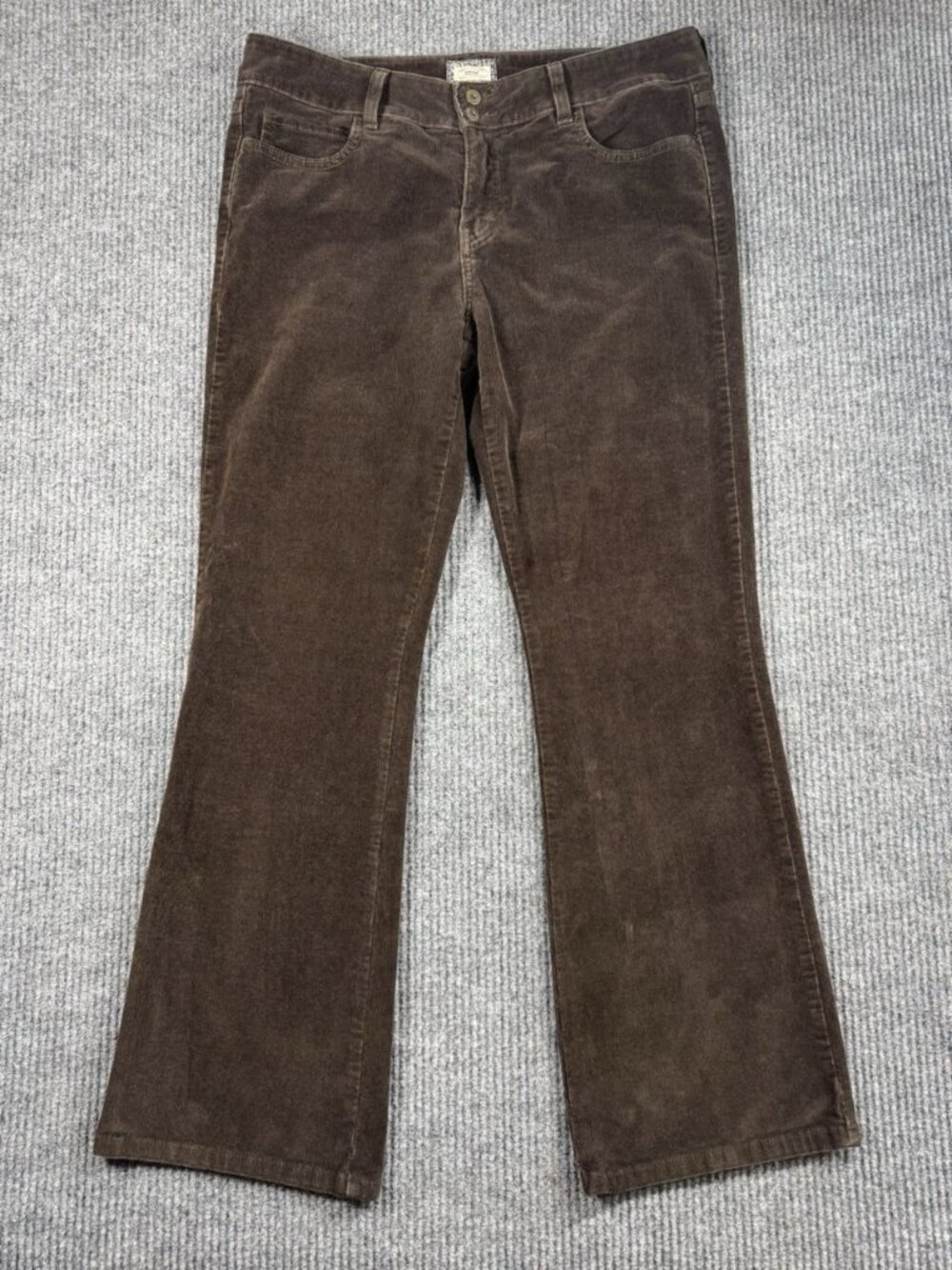 Levi's 526 Slender Boot Cut Pants Womens 12 Brown Corduroy Stretch Vintage Y2K